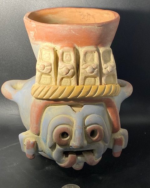 Tlaloc Vessel (handmade pot)